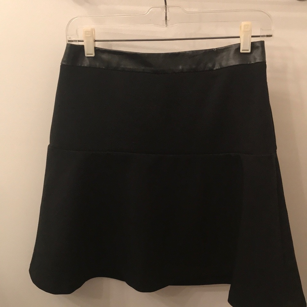 High waist swing skirt